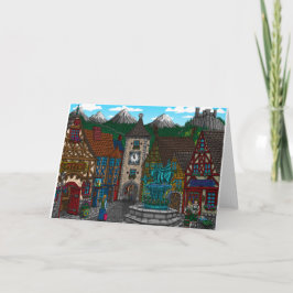 Tribut zur Europa-Gruß-Karte Karte