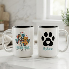 Tribute an die Rettung von Haustieren für die Ewig Zweifarbige Tasse