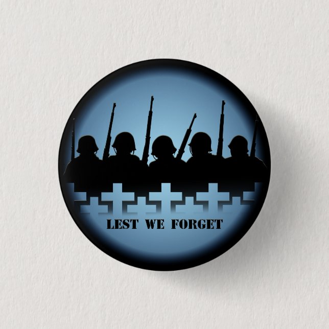 Tribute Buttons, damit wir den Krieg nicht vergess Button (Vorderseite)
