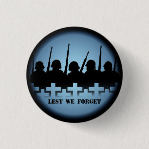Tribute Buttons, damit wir den Krieg nicht vergess Button