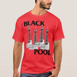 Tribute Design von Blackpool Black Flag T-Shirt