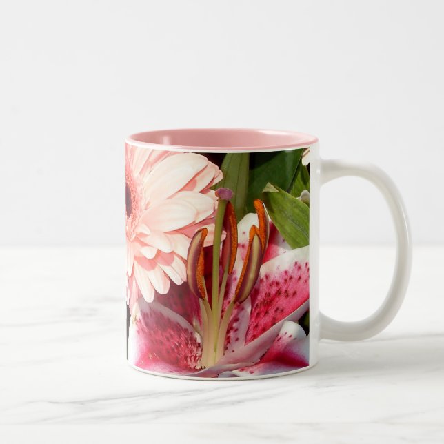 Tribute Lilies | Zweifarbige Tasse (Rechts)