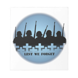 Tribute Notepad, damit wir nicht vergessen, Notepa Notizblock