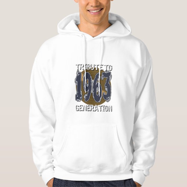 Tribute to 1963 Generation Hoodie (Vorderseite)
