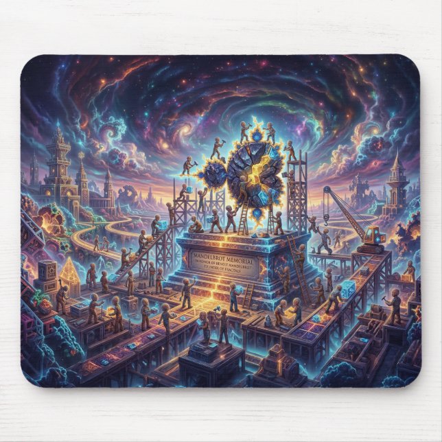 Tribute To Benoit Mandelbrot Mousepad (Vorne)
