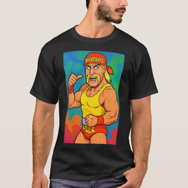 Tribute to Hulk Hogan T-Shirt (Vorderseite)