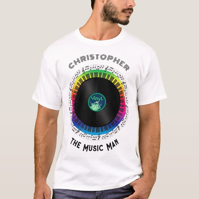 Tribute to music custom T - Shirt (Vorderseite)