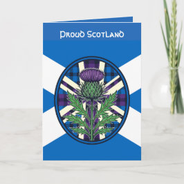 Tribute to Scotland and St Andrew’s Day Karte