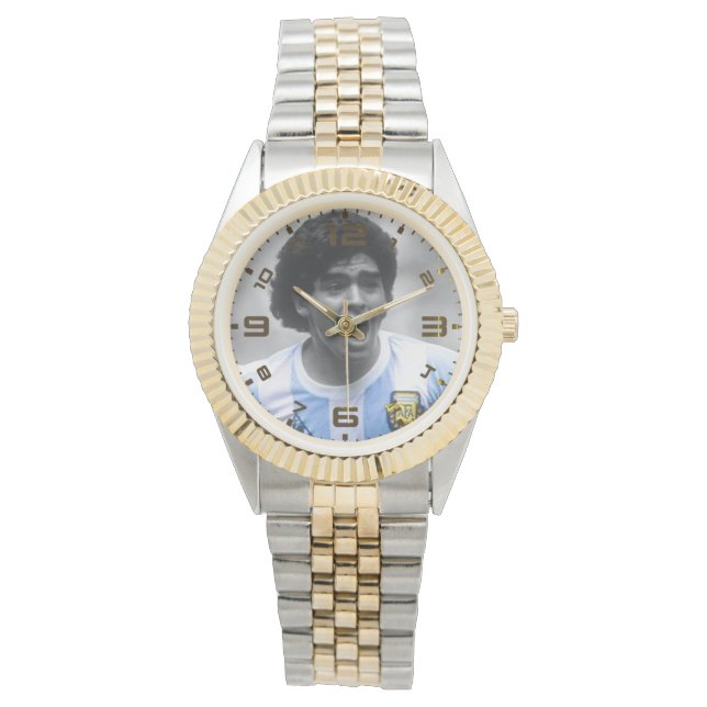 Tribute Watch - Diego Maradona Armbanduhr (Vorderseite)