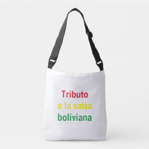 Tributo a la salsa boliviana tragetaschen mit langen trägern
