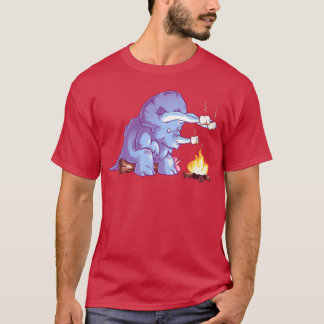Triceramallows Lagerfeuer Dinosaurier lustig T-Shirt