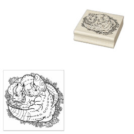 Triceratop Cuddles Rubber Briefmarke Gummistempel