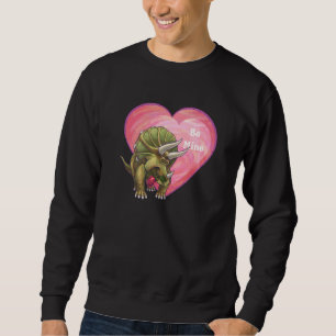 Triceratops am Tag Liebevalentines Sweatshirt
