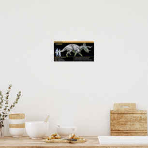 Triceratops - Biologie Jura Poster