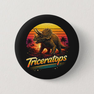 Triceratops Button