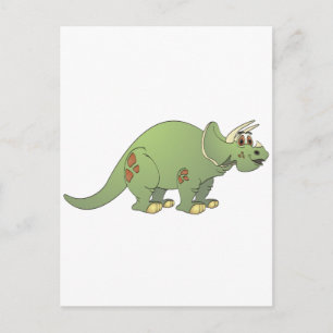 Triceratops Cartoon Postkarte