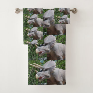Triceratops Dinosaur Badhandtuch Set