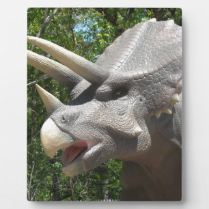 Triceratops Dinosaurier Fotoplatte