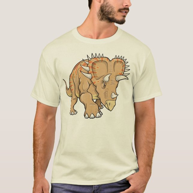 Triceratops-Dinosaurier-T - Shirt (Vorderseite)