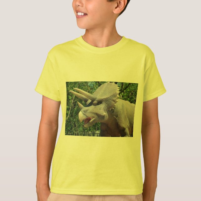 Triceratops Dinosaurier T-Shirt (Vorderseite)