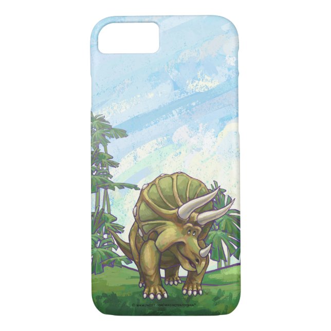 Triceratops Electronics Case-Mate iPhone Hülle (Rückseite)