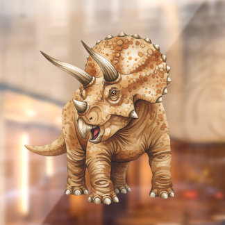 Triceratops Fensteraufkleber