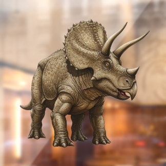 Triceratops Fensteraufkleber