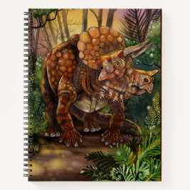 Triceratops Forest Sketchbook Notizbuch