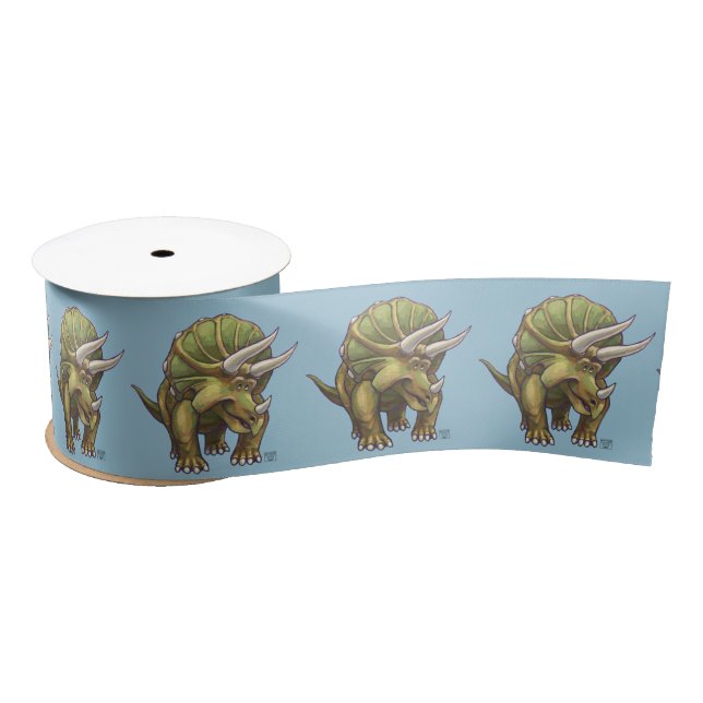 Triceratops Geschenke und Zubehör Satinband (Spule)