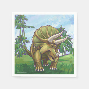 Triceratops Geschenke und Zubehör Serviette
