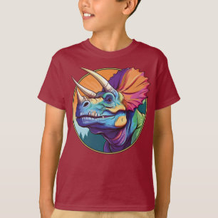 Triceratops - Klassischer Dinosaurier T-Shirt T -