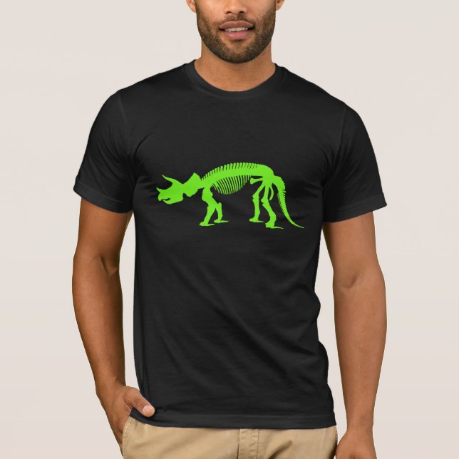 Triceratops Knochen T-Shirt (Vorderseite)