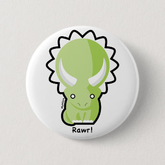 Triceratops-Knopf Button