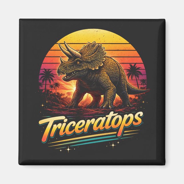 Triceratops Magnet (Vorne)