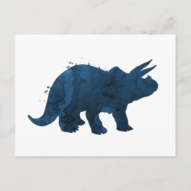 Triceratops Postkarte (Vorderseite)