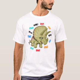 Triceratops sagt: "Rawr!" T-Shirt