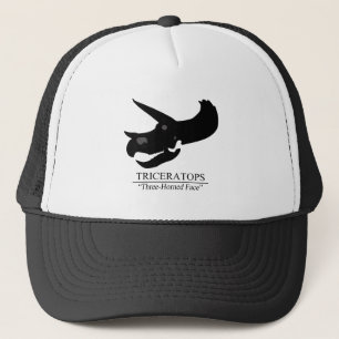 Triceratops-Schädel Truckerkappe