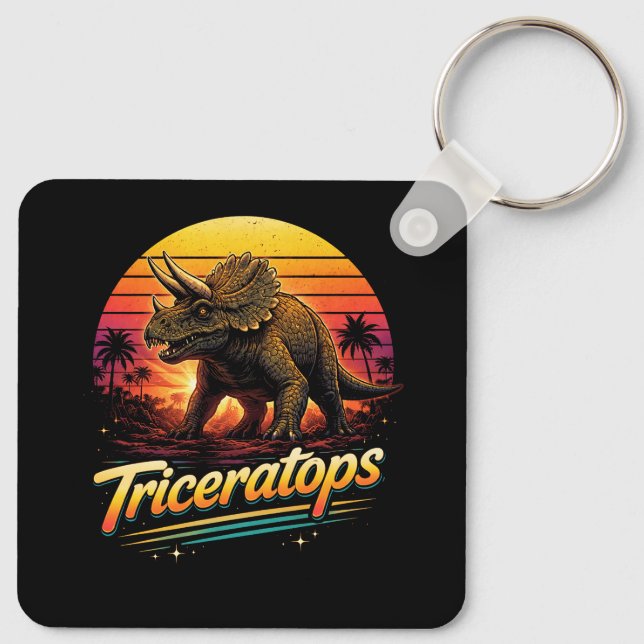 Triceratops Schlüsselanhänger (Rückseite)