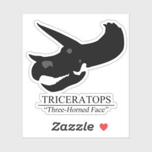 Triceratops Skull Aufkleber