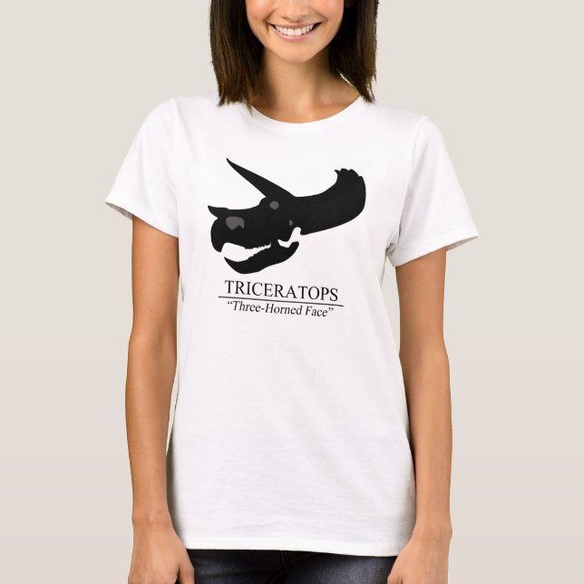 Triceratops Skull T-Shirt (Vorderseite)