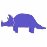 Triceratops-Skulptur Fotoskulptur Magnet<br><div class="desc">Diese Triceratops werden an der Stelle Ihrer Wahl großartig aussehen.</div>