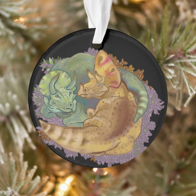 Triceratops Snuggles Ornament (Baum)
