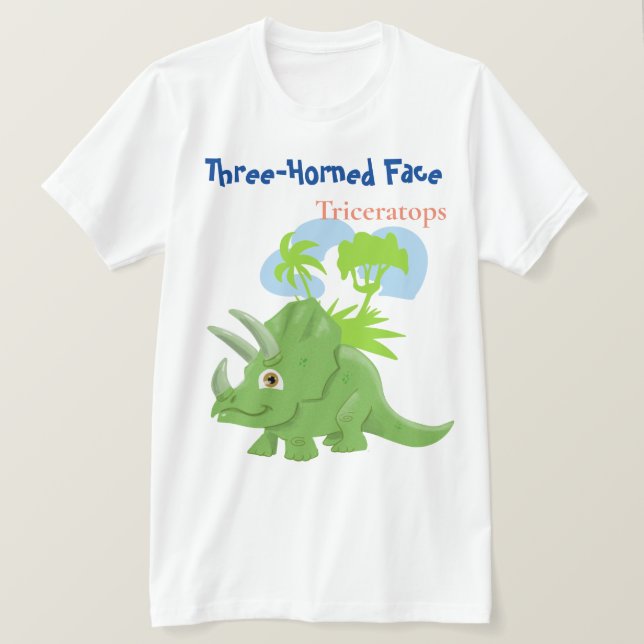 Triceratops T-Shirt (Design vorne)