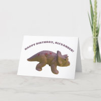 Triceratops Toy Dinosaur Custom Geburtstag