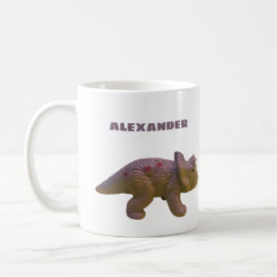 Triceratops und Ihr Name Spielzeug Dinosaurier Kaffeetasse