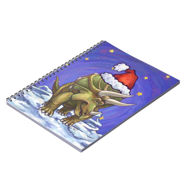 Tricerops Weihnachten Notizblock (Linke Seite)