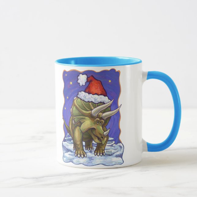 Tricerops Weihnachten Tasse (Rechts)