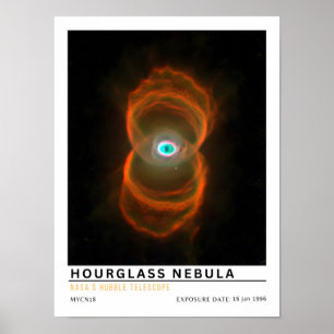 Trichternebel Weltraum Bildung Poster