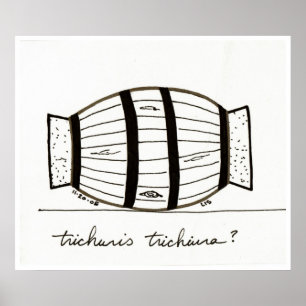 Trichuris-Trichiurie-Druck Poster