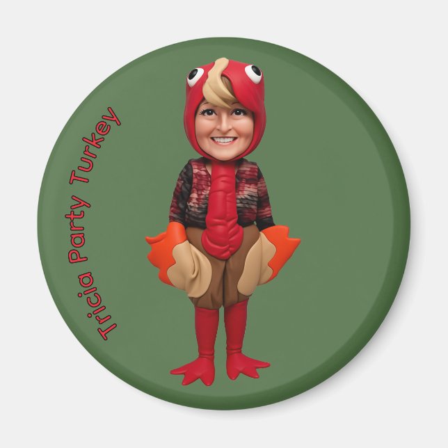 Tricia-Party-Puterchen-Magnet Magnet (Vorne)